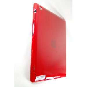  xFit Ipad 2 Case Premium TPU Red Clear Electronics