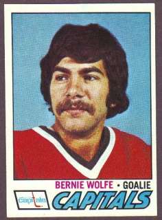    78 Topps Hockey Bernie Wolfe #138 Washington Capitals NM/MT  