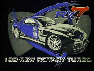 Mazda RX 7 AR Cool Car T Shirt rotary 13B MAZ007 MAZ008  