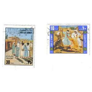  Cancelled Kuwait Popular Games Postage Stamps Everything 