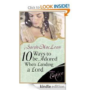 Ten Ways to be Adored When Landing a Lord (Love by Numbers) Sarah 