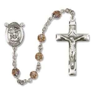  St. Michael the Archangel Topaz Rosary Jewelry