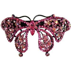  2 1/2 X 4 1/4 Big Gorgeous Butterfly Barrette Jewelry