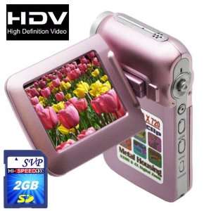  SVP T100 Pink 16MP Max. True HD Camcorder with 2.4 LCD 