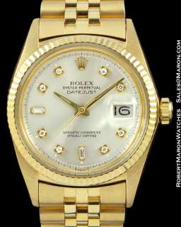 ROLEX VINTAGE DATEJUST 1601 18K/18K 1969  