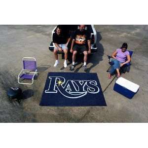  Exclusive By FANMATS MLB   Tampa Bay Rays Tailgater Rug 