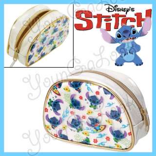 DISNEY @@ STITCH Zippered Printed Cosmetic Pouch Purse  