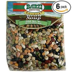 Barzi Old No. 16 Bean Soup Mix, 12 Ounce Grocery & Gourmet Food