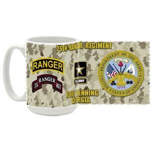  U.S. Army 75th Ranger Regiment Coffee Mug Kitchen 