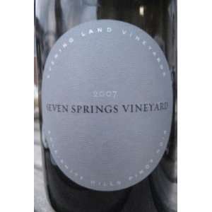  2009 Evening Land Seven Springs Estate Pinot Noir 750ml 