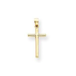   Polished Cross Pendant   Measures 30.7x14.5mm   JewelryWeb Jewelry
