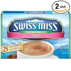 Swiss Miss Hot Cocoa Mix, Sensible Sweets, Diet, 8 count Envelopes 