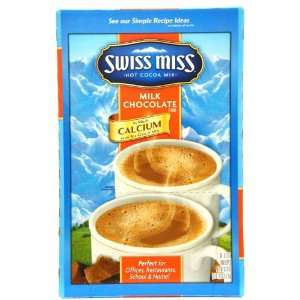 Swiss Miss Hot Cocoa Mix, Milk Chocolate Flavor, 60 Envelopes, 0.73 Oz 