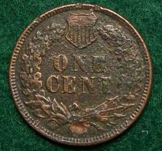 1887 Indian Head Cent   Fine details   F   Problems   #271  
