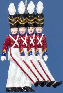   city music hall and new york city rockette soldiers christmas ornament