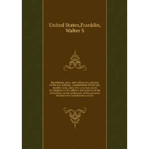   settlement of the accounts between the United States and the several