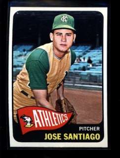 1965 TOPPS #557 JOSE SANTIAGO ATHLETICS MINT 0003143  