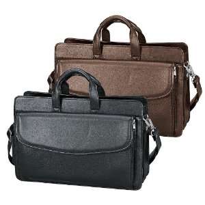  Soft Leather Briefcase Bellino  Brown