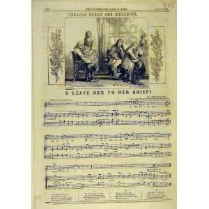    1857 English Songs Melodies Music Score Grief Song