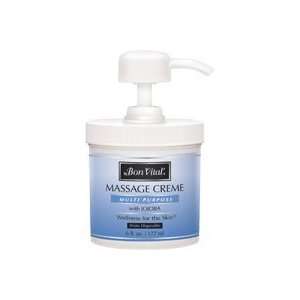 Multi Purpose Massage Cream Unscented 6oz Does Not Have a Greasy Feel 