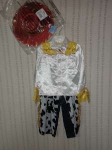  2011 Toy Story Jessie Costume for Girls WITH HAT NWT XS 4 