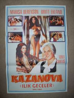 Tony Curtis   Casanova & Co. 1977 Vintage Movie Poster  
