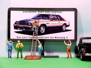 1979 Mustang Indy 500 Pace Car Billboard O Train 1/43  