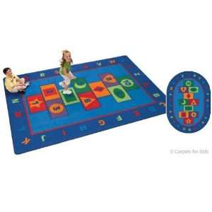  Hopscotch Learning Rug 8ft.3in. x 11ft.8in. Oval