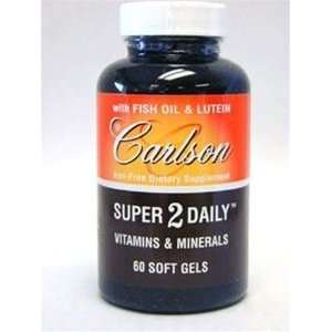  Carlson Labs Super 2 Daily Vitamins and Minerals, 60 
