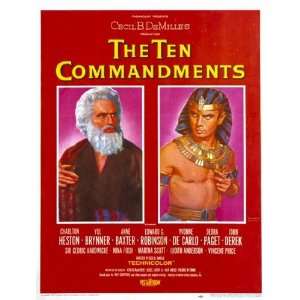 The Ten Commandments by Unknown 11x17
