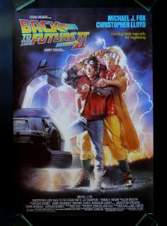 BACK TO THE FUTURE 2 * 1SH ORIG MOVIE POSTER 1989 FOX  