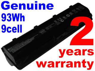 Genuine 9 Cell Battery HP G62 G72 593553 001 586007 121  