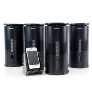 Premium 900MHz Wireless Indoor/Outdoor 4 Speaker System w/ Remote and 