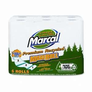  Marcal Perforated Maxi Paper Towel Roll, 5 3/4 x 11, White 