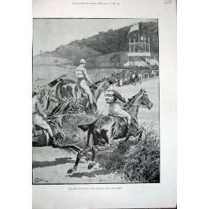  1894 Army Point To Point Races Belvoir Leicestershire 
