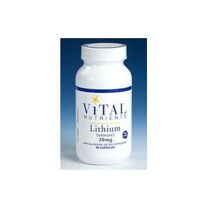   Vital Nutrients   Lithium (orotate) 20mg 90c
