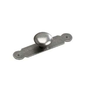  KNOB 90MM PLATE/FAUX IRON