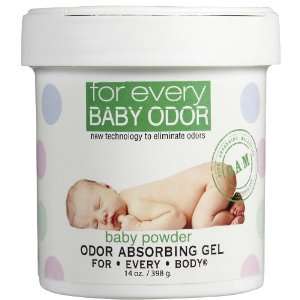  For Every Body Odor Absorbing Gel, Baby Powder 14oz 