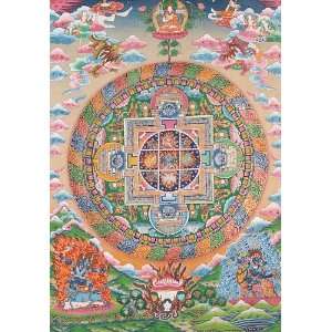  Mandala of Wrathful Guardians with Dharmaraja Yama, Palden 