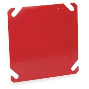  RACO 911 8 Blank Cover,4 In,Red