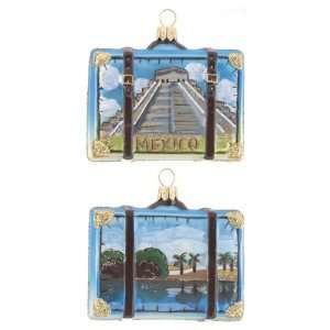  Personalized Mexico Suitcase Christmas Ornament