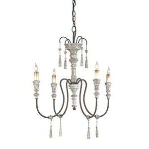  Currey and Company 9118 Hannah   Four Light Chandelier 