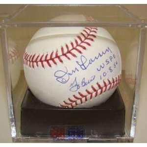  Yogi Berra Autographed Ball   Don Larsen WSPG PSA 9 