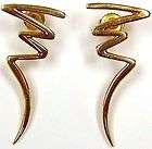 Tiffany & Co. Paloma Picasso Signed Earrings   18K Yell