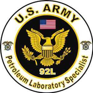  United States Army MOS 92L Petroleum Laboratory Specialist 