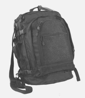  BAG/PLANE BACKPACK   BLACK 21 X 14 1/2 X 8 EXPANDING COMPARTMENTS