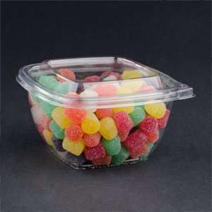   Clear Square Tamper Evident Bowl with Lid   250 / CS
