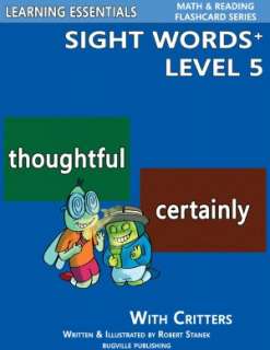 Sight Words Plus Level 5 Flash Cards with Critters for Grade 3 & Up 