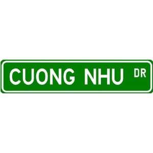   Nhu Street Sign ~ Martial Arts Gift ~ Aluminum