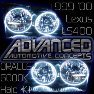 1998 00 Lexus LS LS400 Headlight hid HALO Demon Eye Kit  